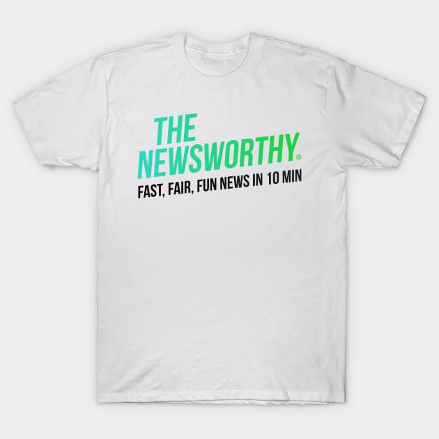 The NewsWorthy Green Logo T-Shirt by The NewsWorthy